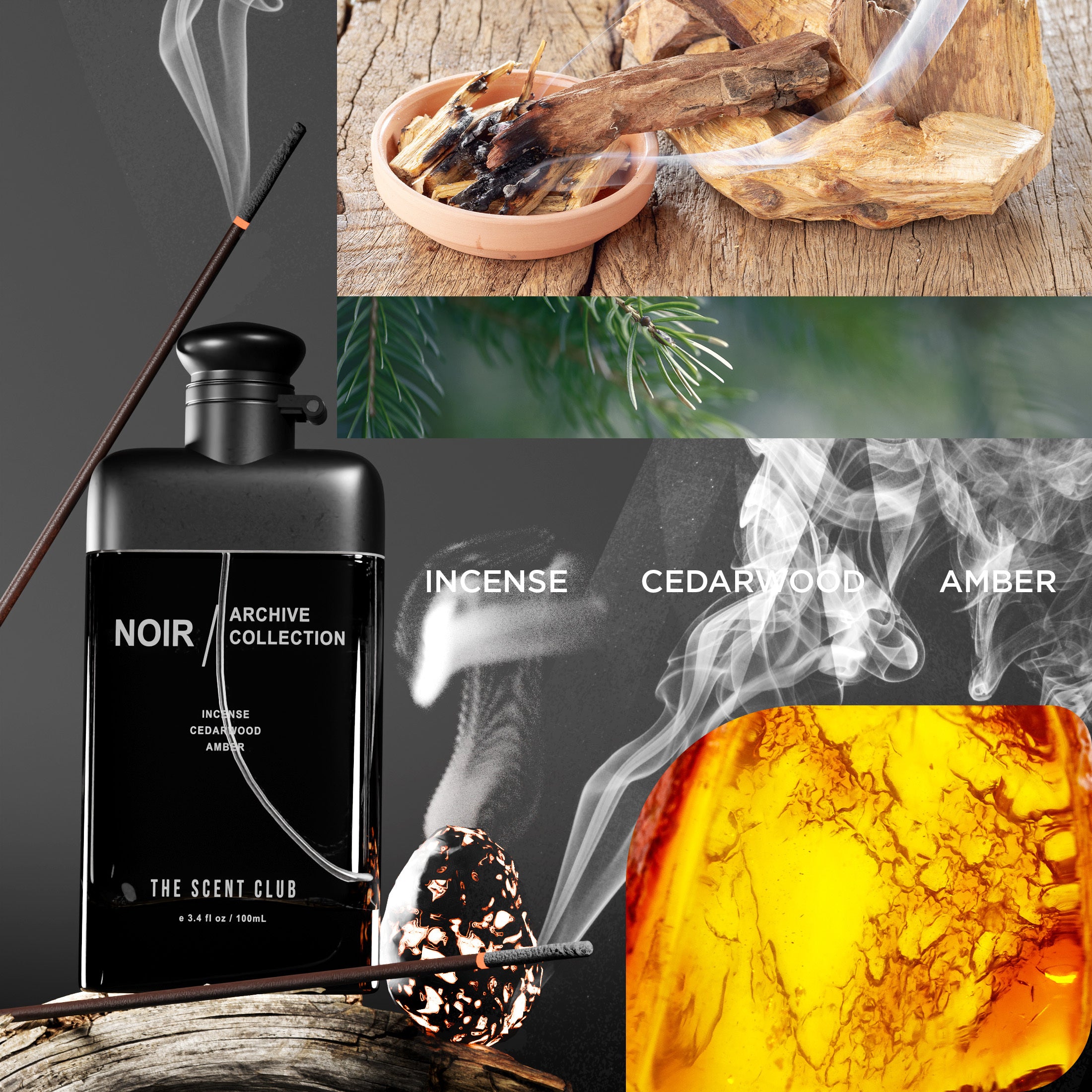 Noir Archive Collection Cologne – Incense & Amber Eau de Parfum